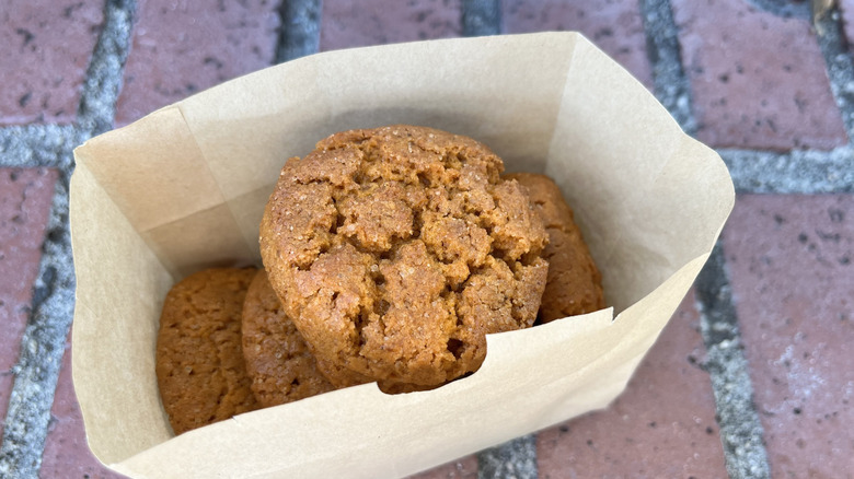 pumpkin cookies close-up