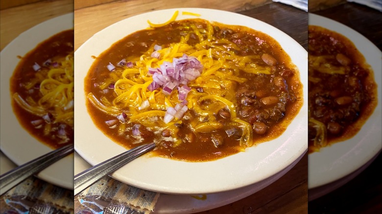 Bowl of chili from Texas Roadhouse