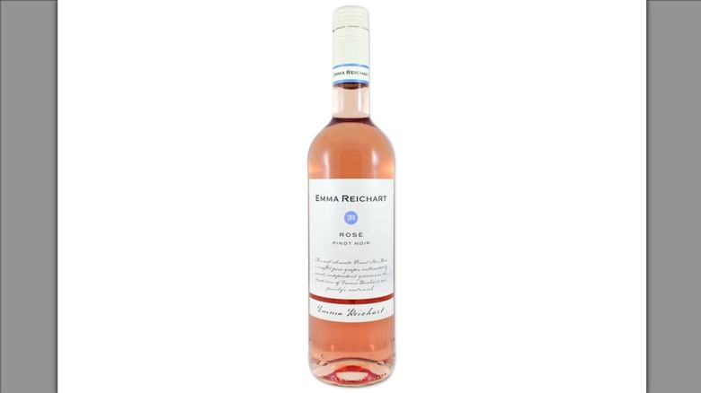 Emma Reichart Pinot Noir Rosé on white background