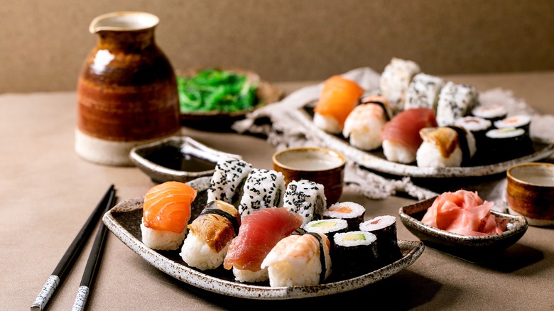 sushi variety