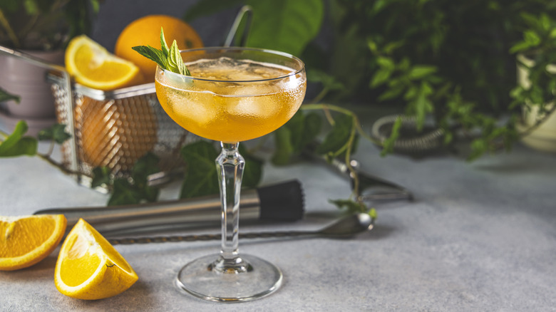 cocktail with triple sec and orange