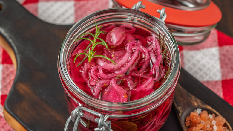jar of pickled onions