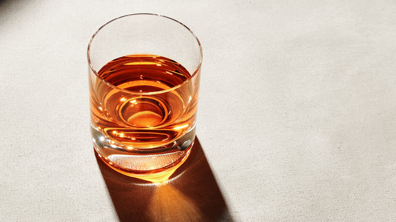 neat whiskey glass