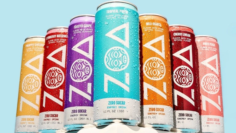 Zoa drinks in carry carton