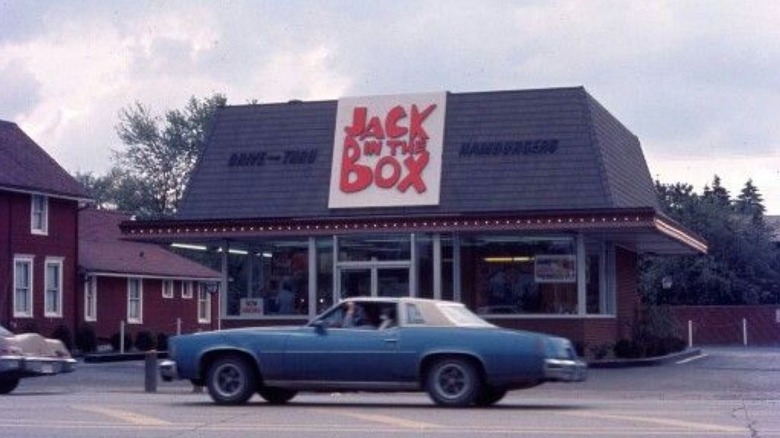 Jack in the Box restaurant in 1970s