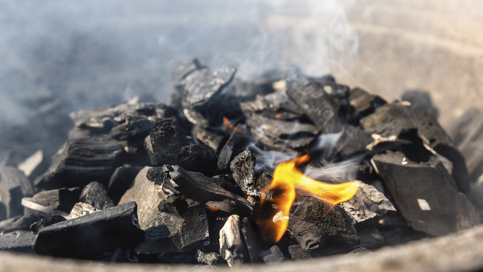 The Biggest Mistake You Could Be Making With Barbecue Coals