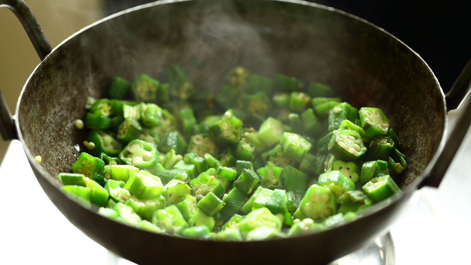 The Biggest Mistake You're Making With Okra Is Fighting The Slime