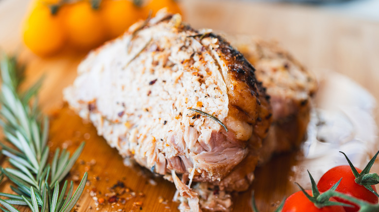 Pork roast with crispy skin