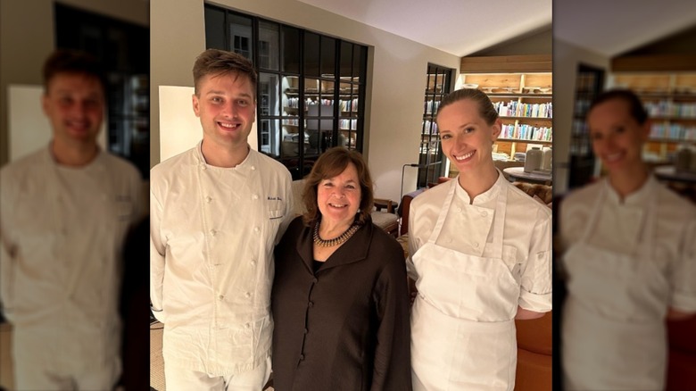 Executive Chef Michael Hursa and Ina Garten at The Mark Restaurant by Jean-Georges