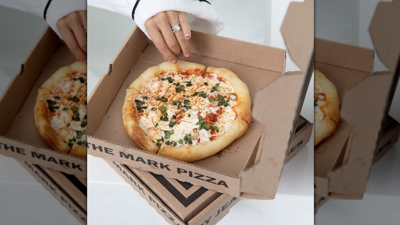 A pie from The Mark Restaurant by Jean-Georges in a box