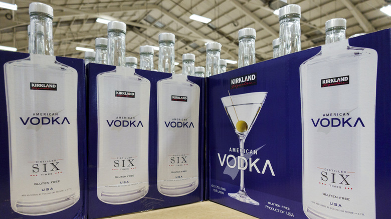 American Vodka display at Costco