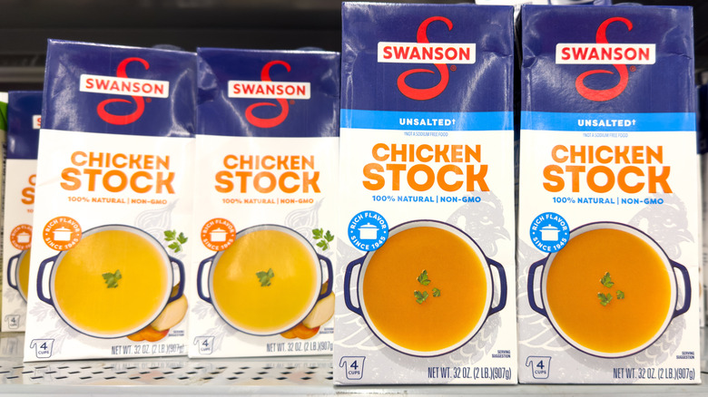 Swanson brand chicken stock