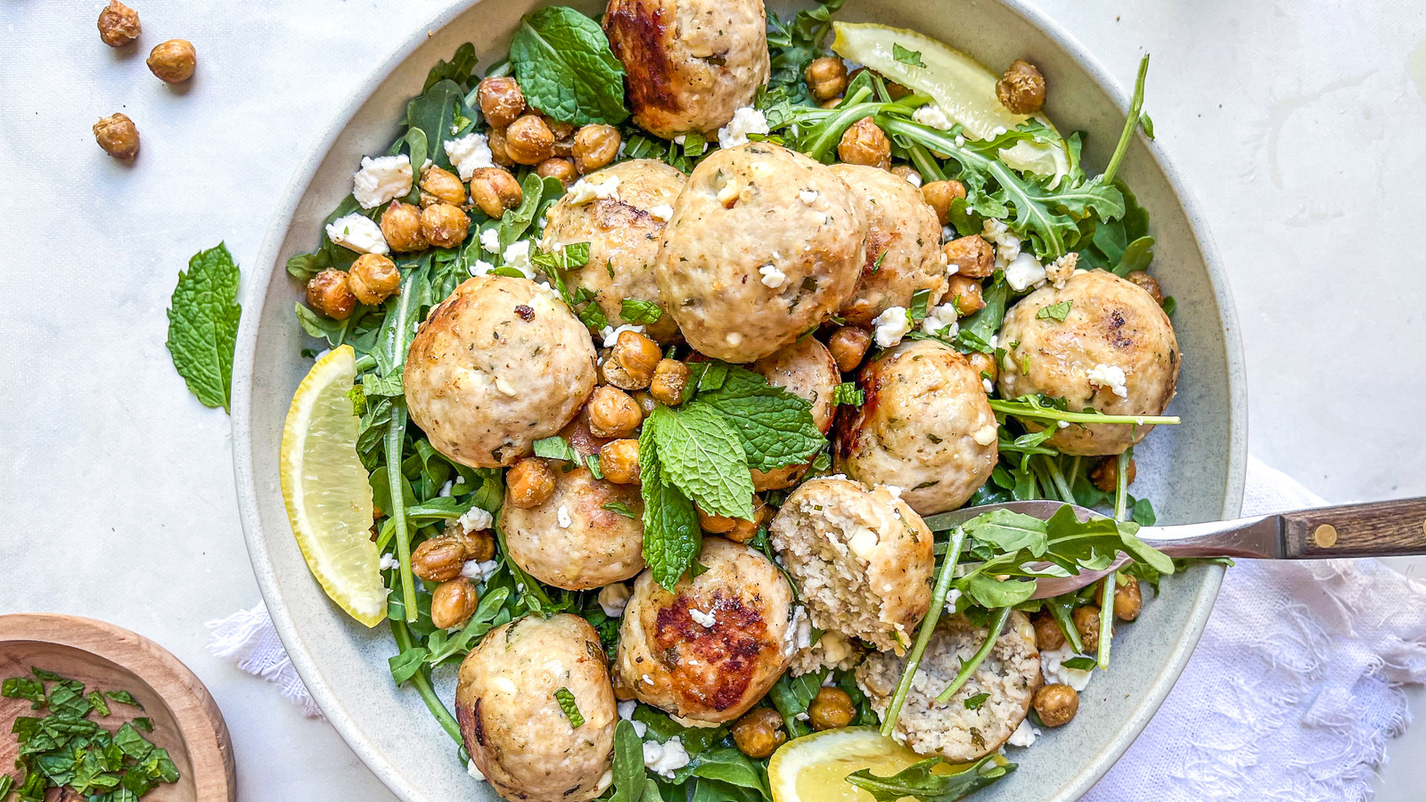 The Briny Secret Ingredient For Robust Chicken Meatballs - Tasting Table