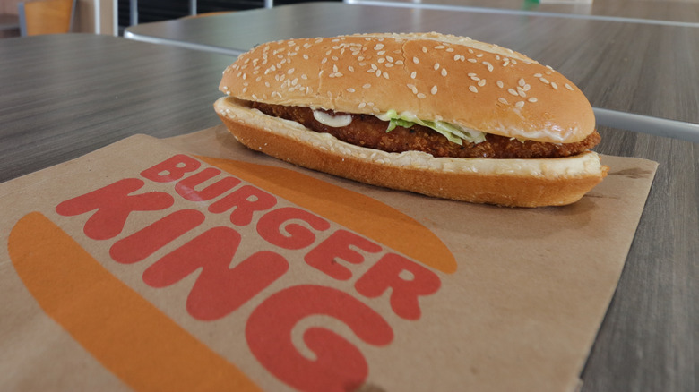 Burger King chicken sandwich