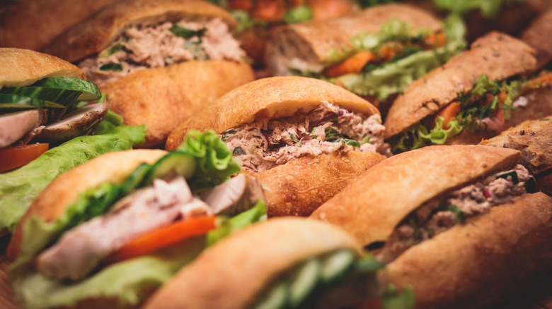 selection of sandwiches