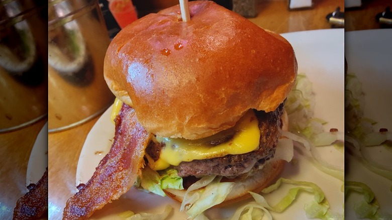 Cheeseburger with bacon from Texas Roadhouse
