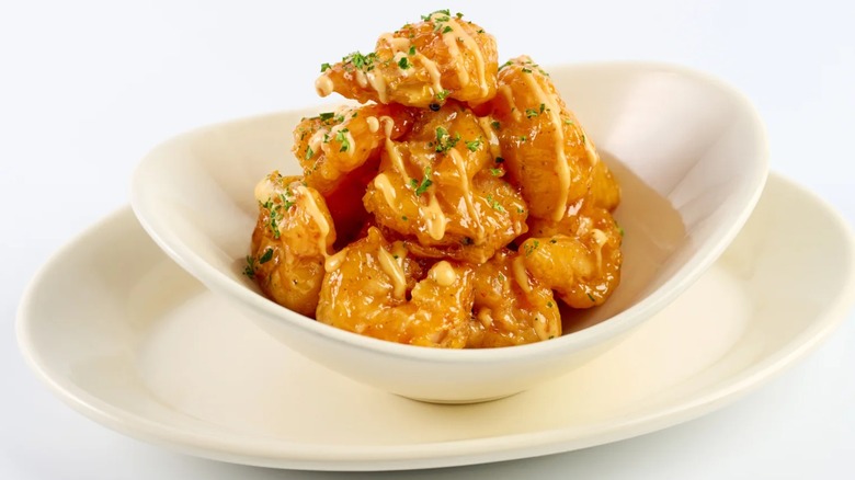 Cheesecake Factory's Thai Chili Shrimp with dipping sauce