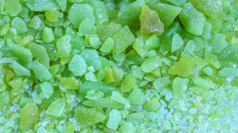 green pop rocks candy