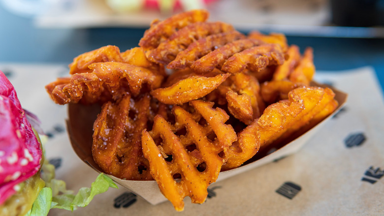 sweet potato waffle fries