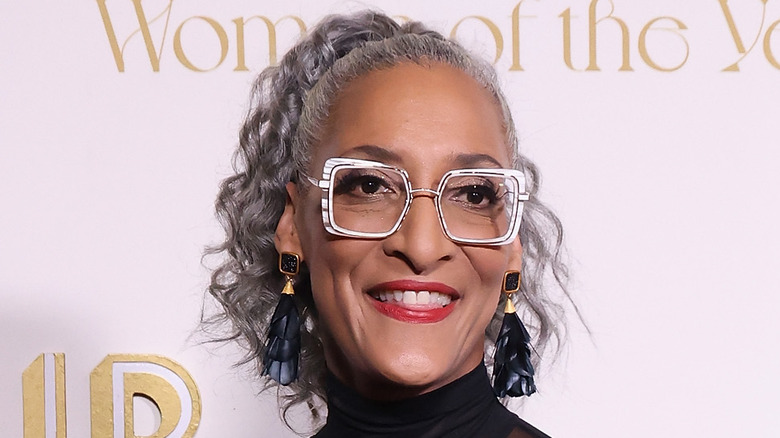 Close-up of Carla Hall smiling