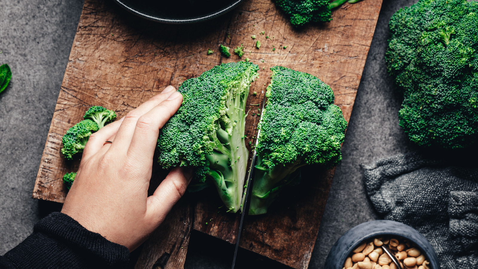 The Chopping Mistake You've Probably Always Made With Broccoli