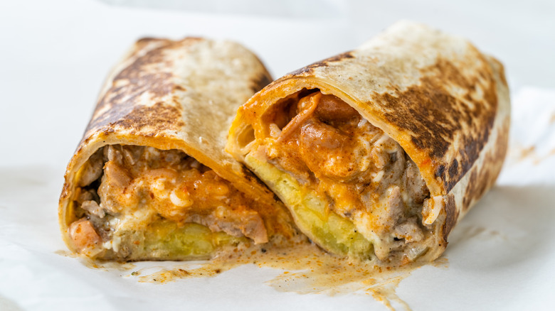 Dorado-style burrito