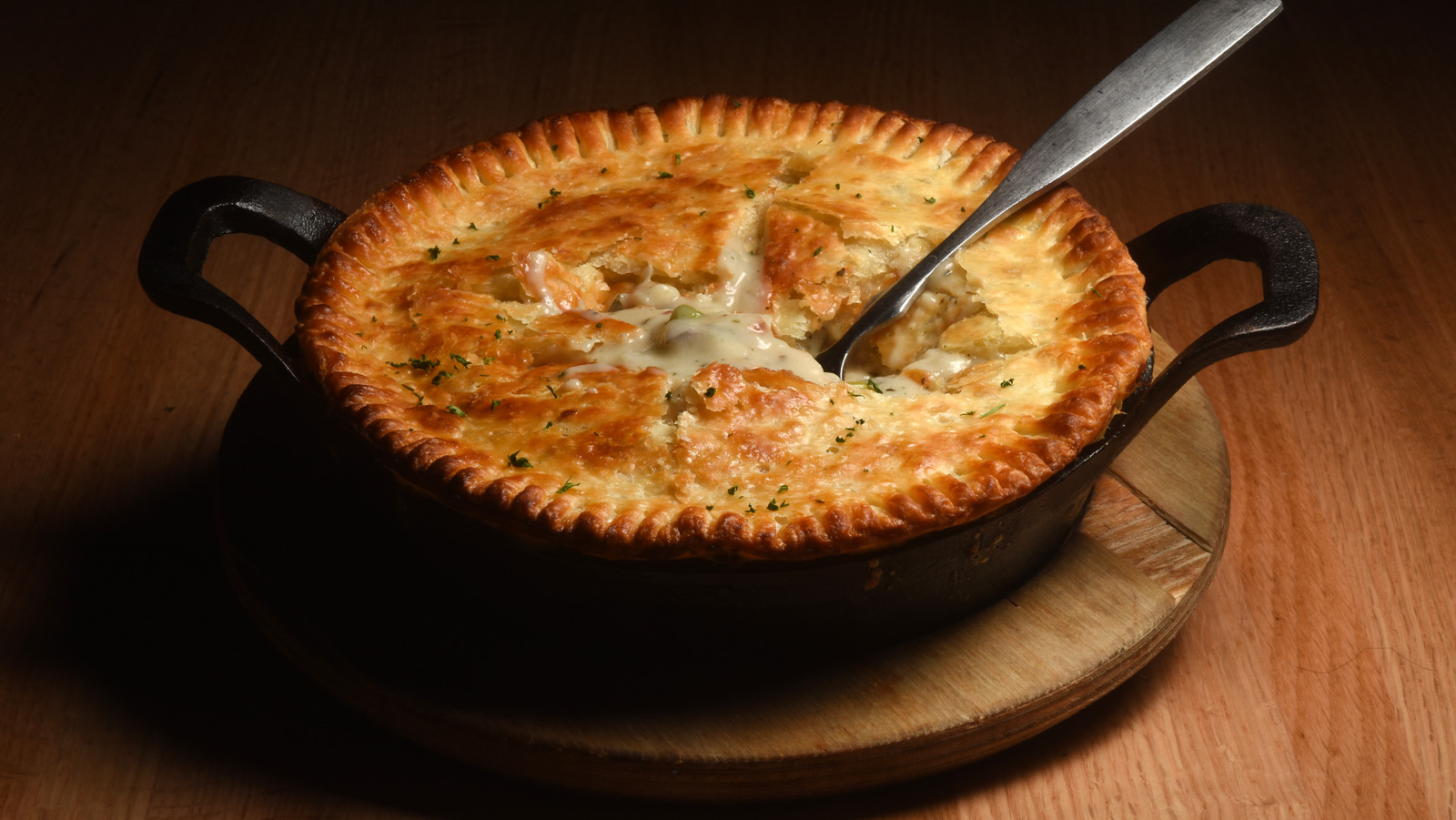 The Cooking Vessel You Should Use For Perfectly Crispy Pot Pie Crust