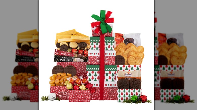 Costco Happy Holidays Tower of Sweets