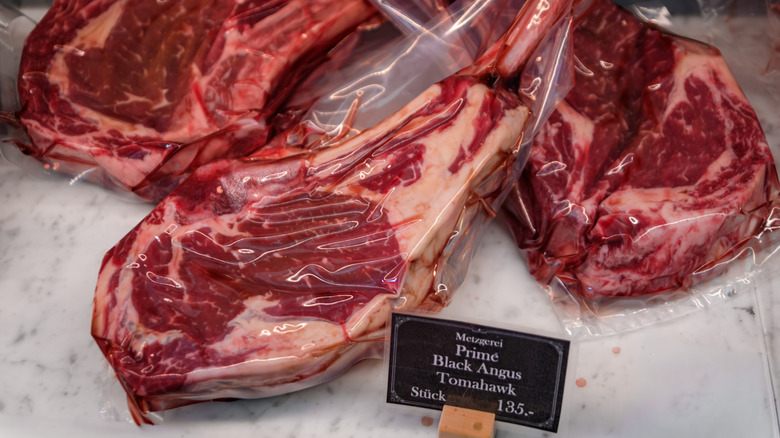 Black Angus beef in Switzerland.