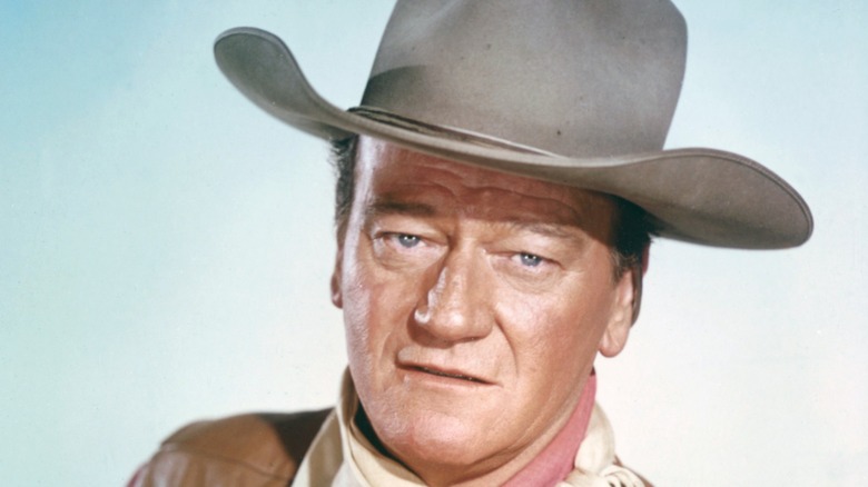 John Wayne in his cowboy clothes