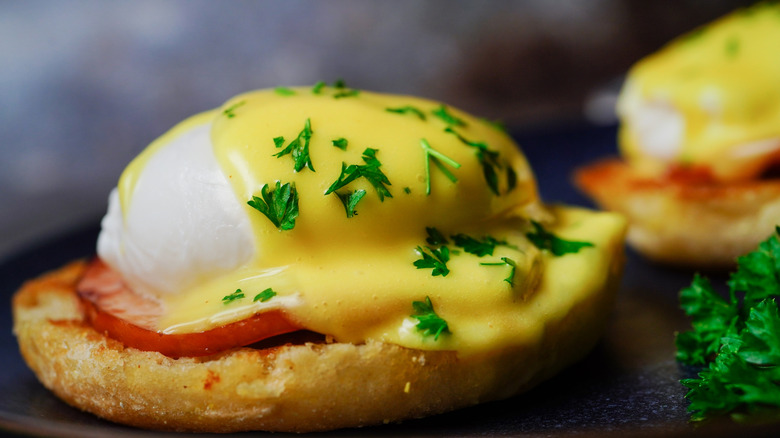 eggs Benedict with Hollandaise sauce