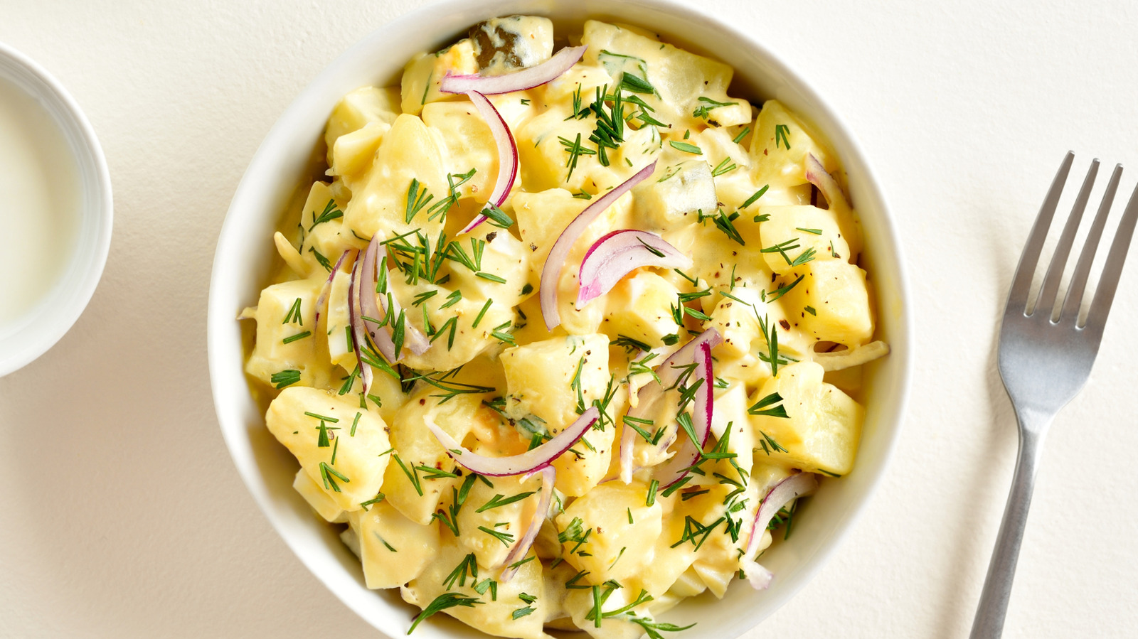 The Creamy Addition Your Potato Salad Needs Will Pack A Major Texture (And Protein) Boost