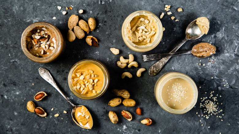 Various nut butters