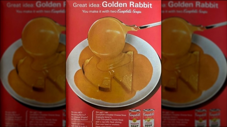 An old magazine ad from Campbell's of Golden Rabbit.