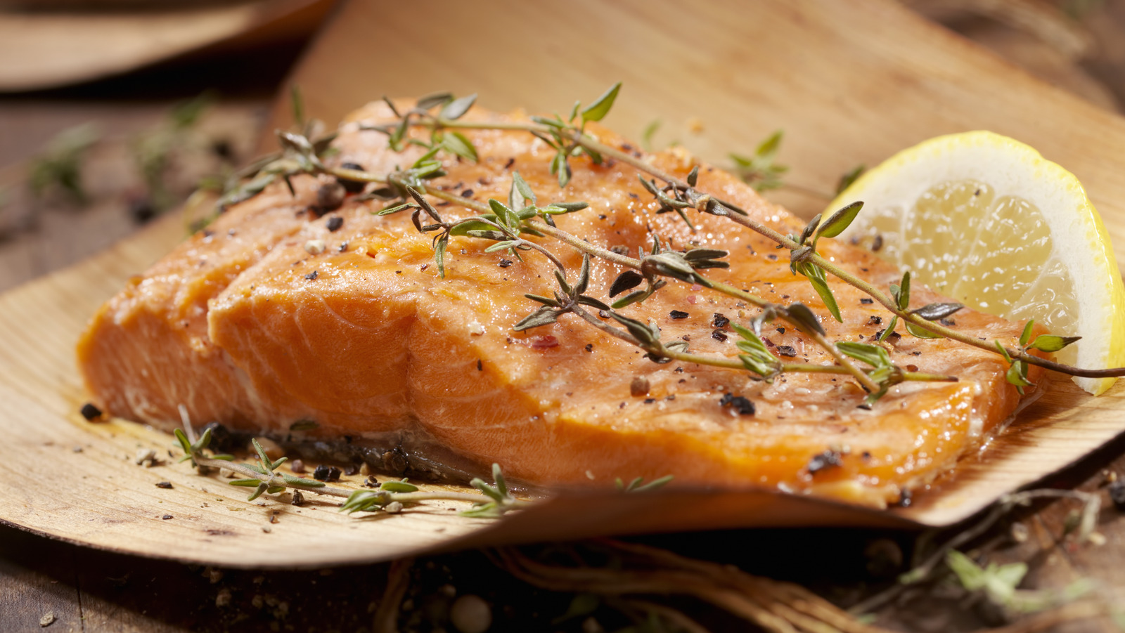 The Creamy Topping That Prevents Roast Salmon From Drying Out