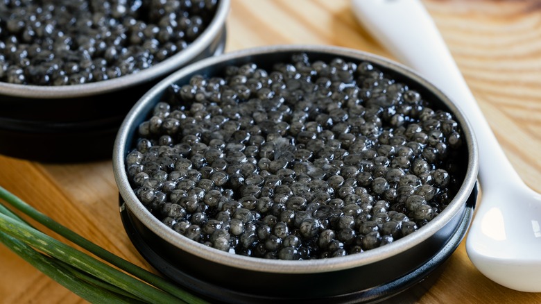 tin of caviar