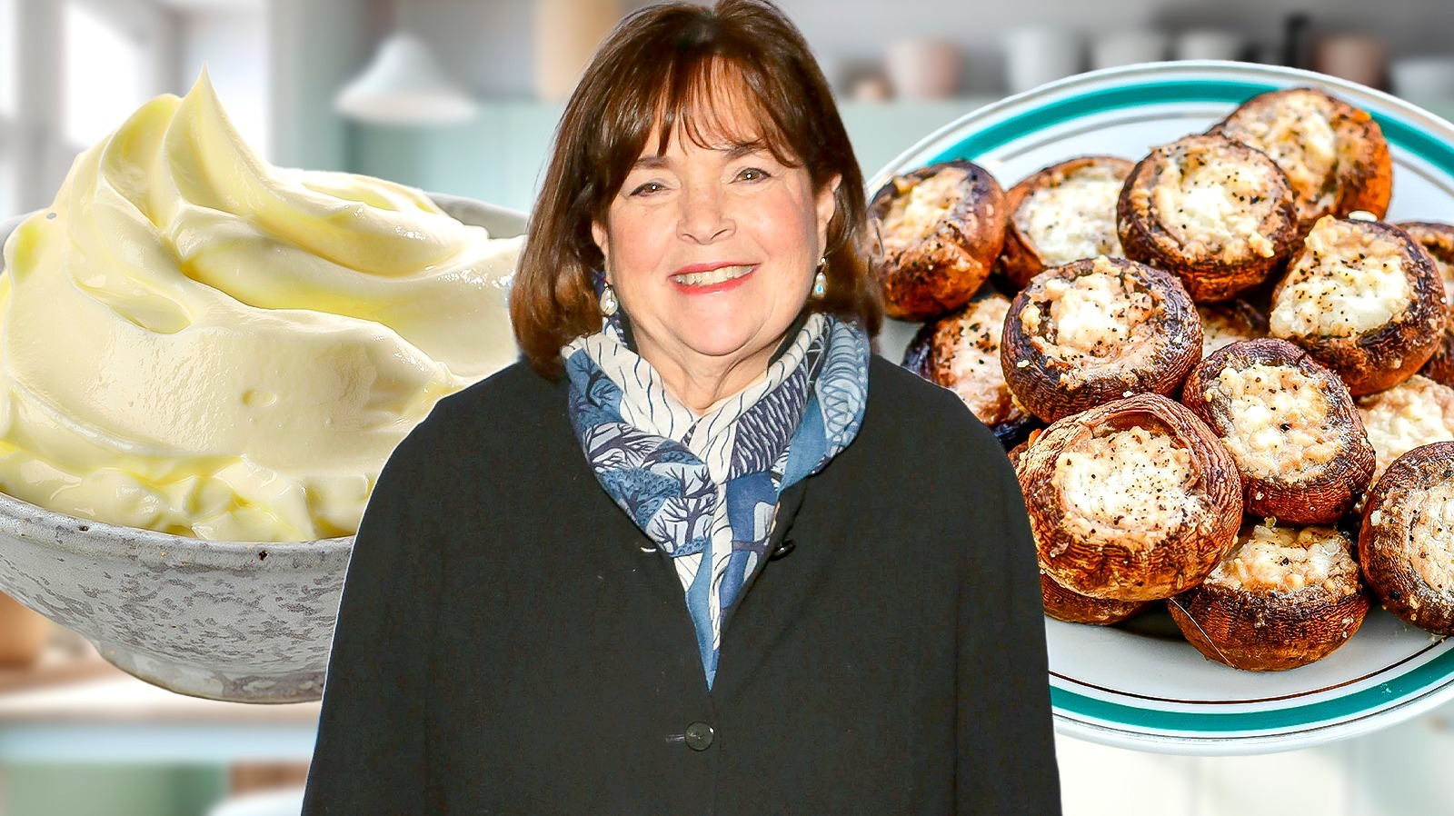 The Decadent Cheese Ina Garten Uses To Elevate Sausage Stuffed Mushrooms