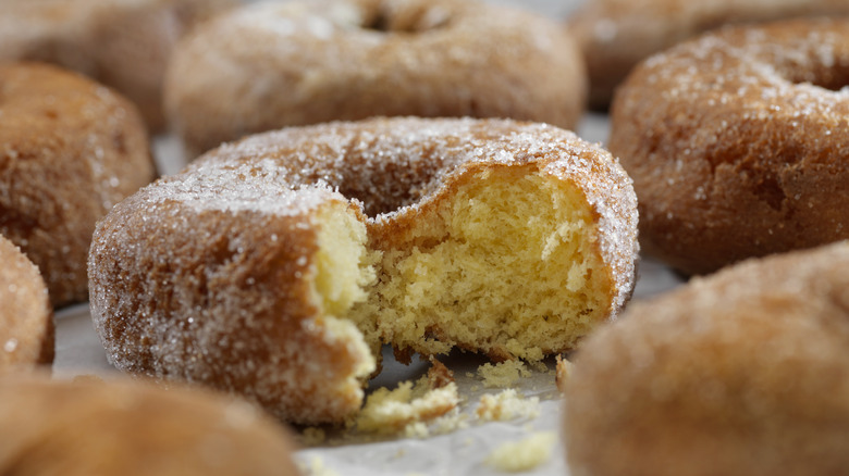 cake donuts with sugar