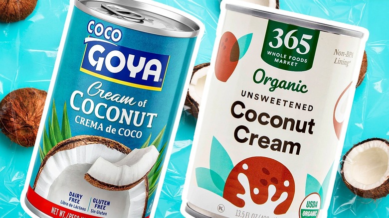 coconut cream and cream of coconut comparison
