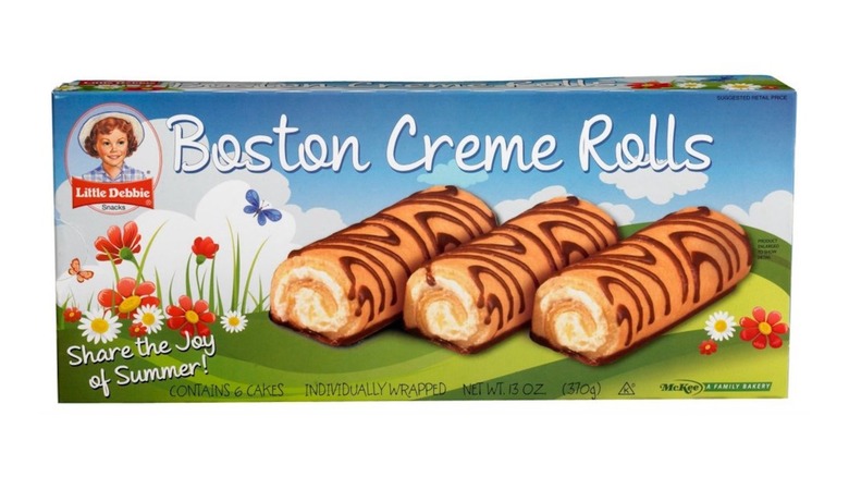 Boston creme pie rolls from Little Debbie