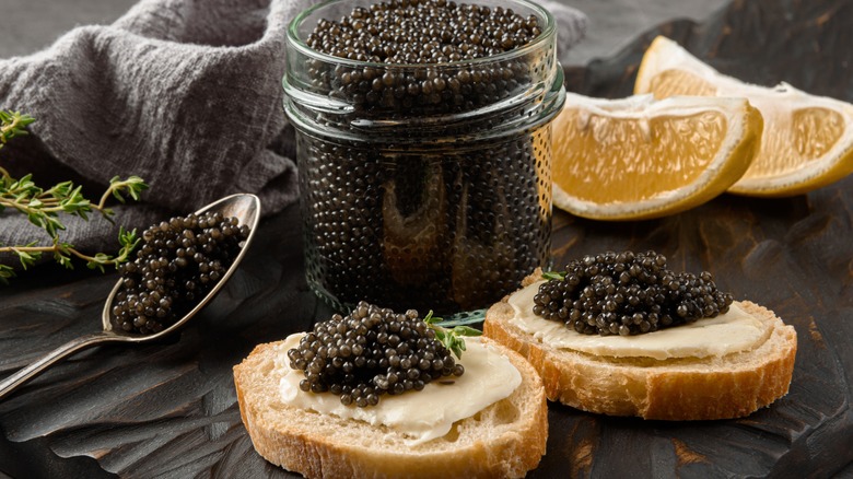 jar of caviar