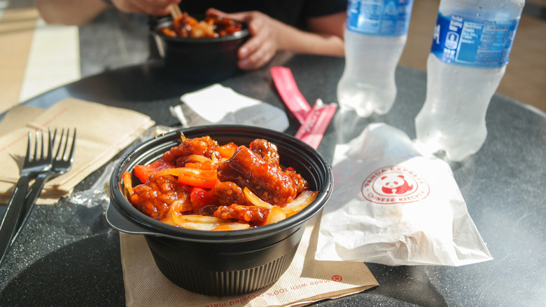 orange chicken from panda express