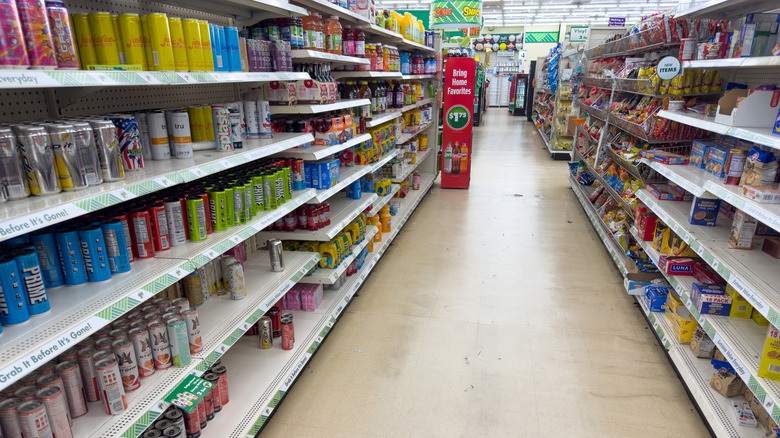 The kitchen section of a Dollar Tree store