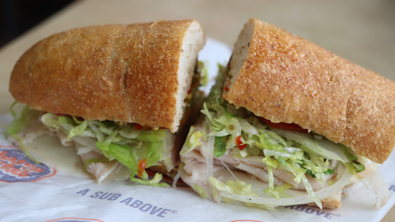 Jersey Mike's sandwich close up