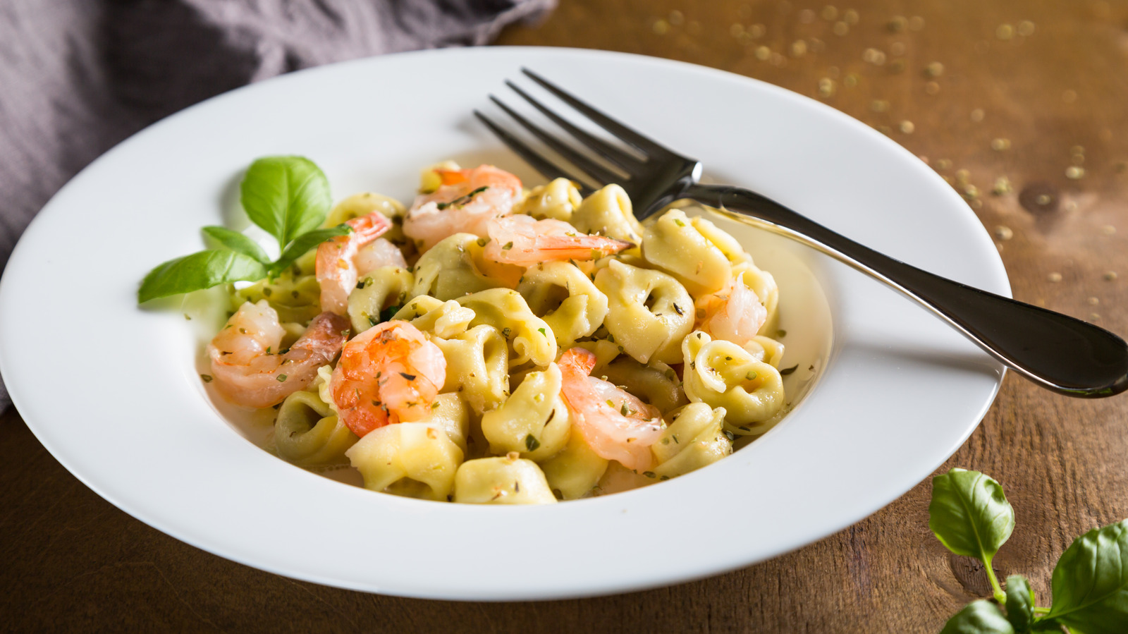 The Easy Trick That Will Save Time When Cooking Shrimp Tortellini