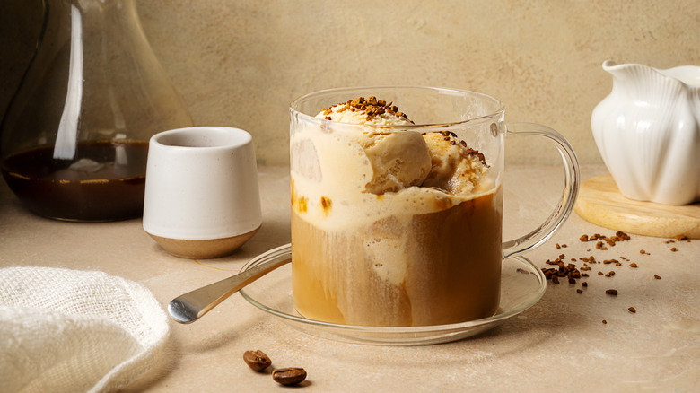 Affogato in a glass