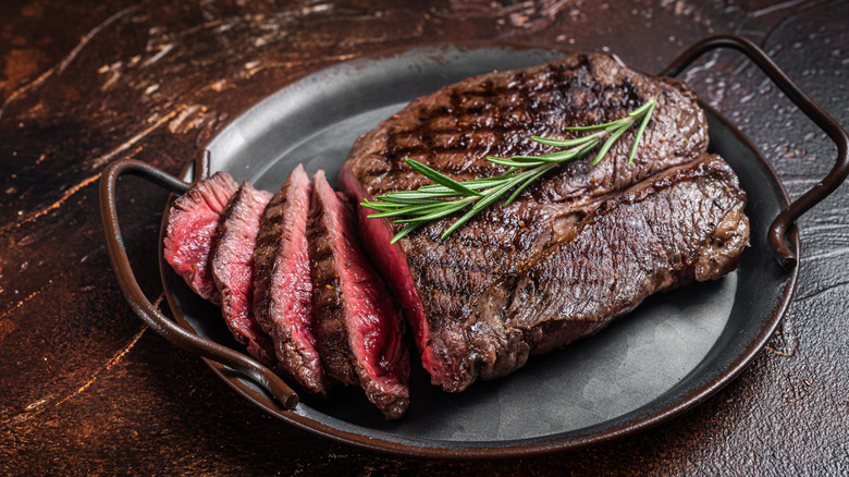 Pan iron steak