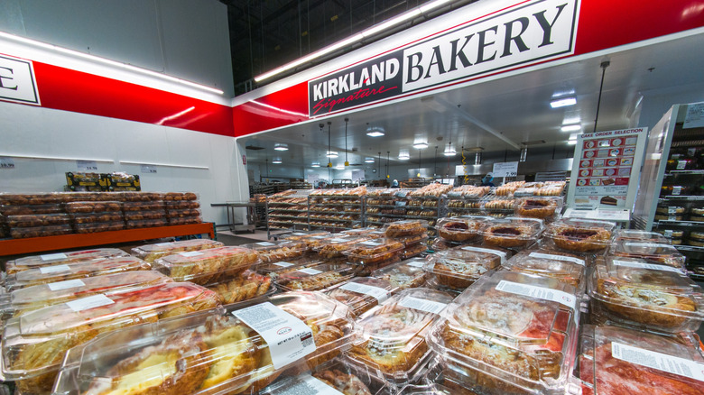 selection of bakery items at Costco