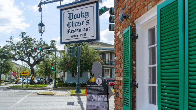 Outside corner of Dooky Chase's Restaurant
