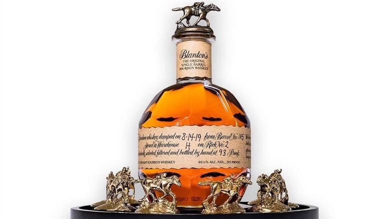 bottle of Blanton's bourbon